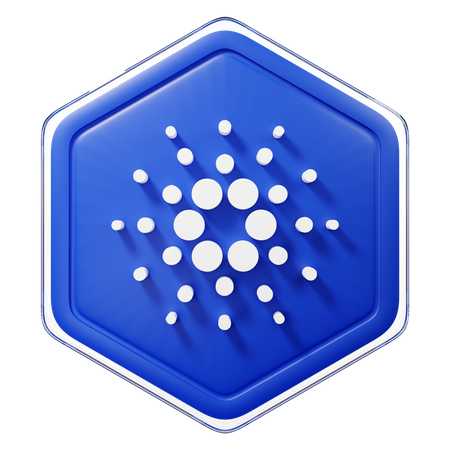 Cardano (ADA) Badge  3D Icon