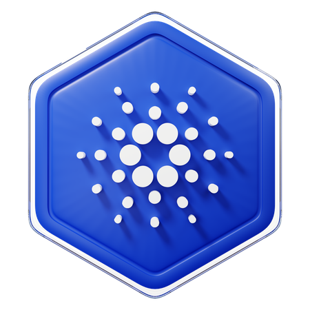 Cardano (ADA) Badge  3D Icon