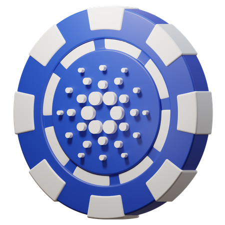 Cardano (ADA) Chip  3D Icon
