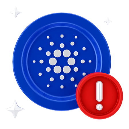 Alerta cardano  3D Icon