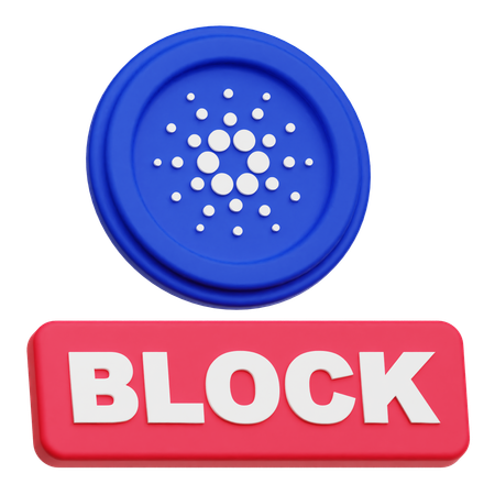 Bloc cardano  3D Icon