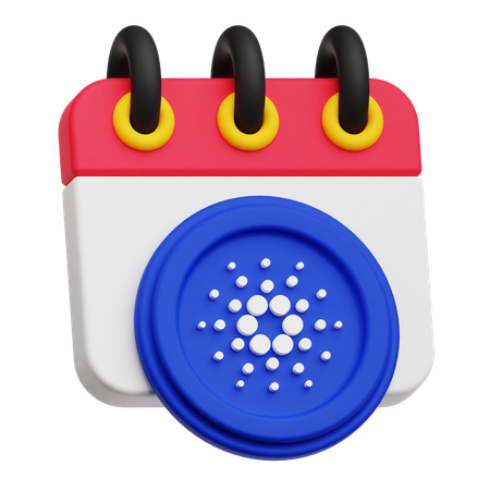 Cardano Calendar  3D Icon