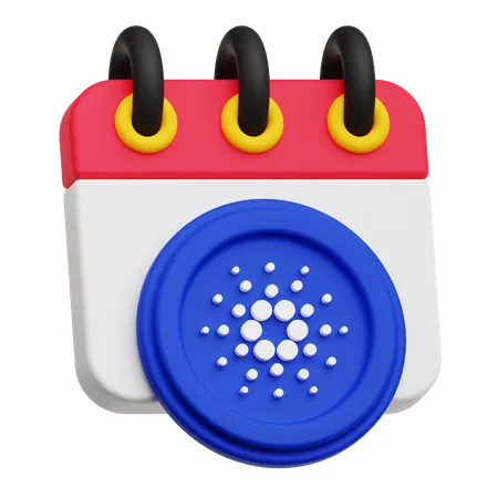 Cardano Calendar  3D Icon