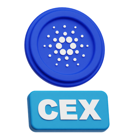 Cardano cex  3D Icon