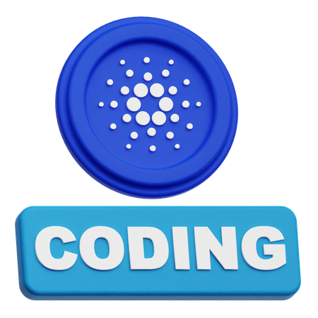 Cardano Coding  3D Icon