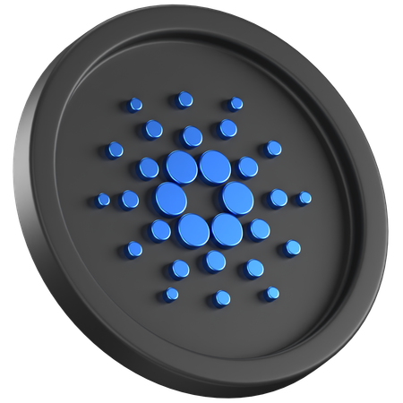 카르다노 동전  3D Icon