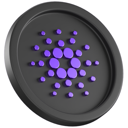 카르다노 동전  3D Icon