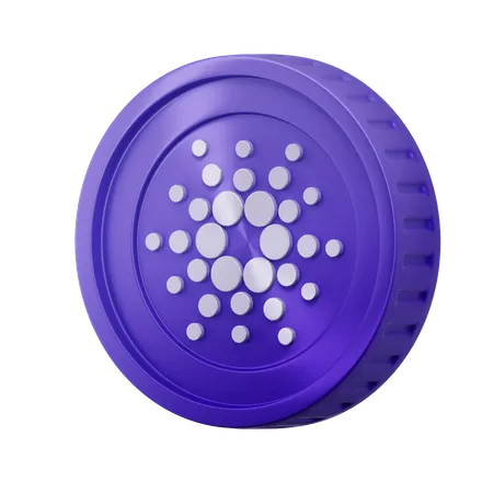 Cardano Coin  3D Icon