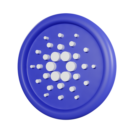 Cardano Coin  3D Icon