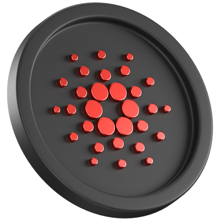 Cardano Coin  3D Icon
