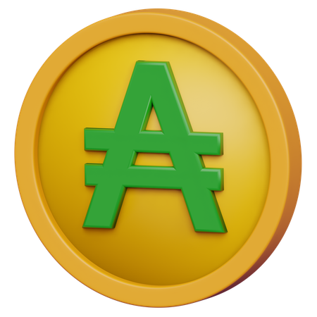 Cardano Coin  3D Icon