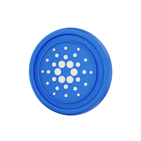 Cardano Coin  3D Illustration