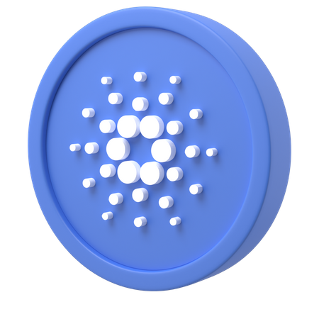 Cardano Coin  3D Illustration