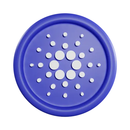 Cardano Coin  3D Icon