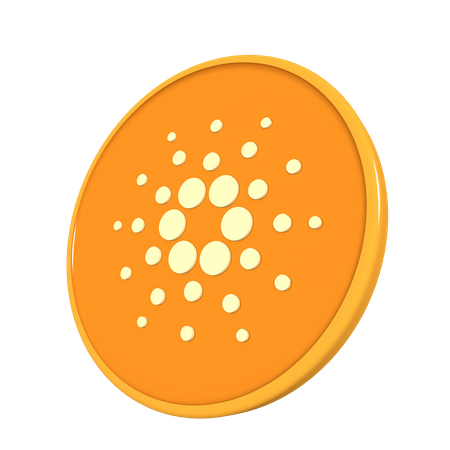 Cardano Coin 3D Icon