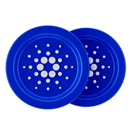 Cardano Coins  3D Icon