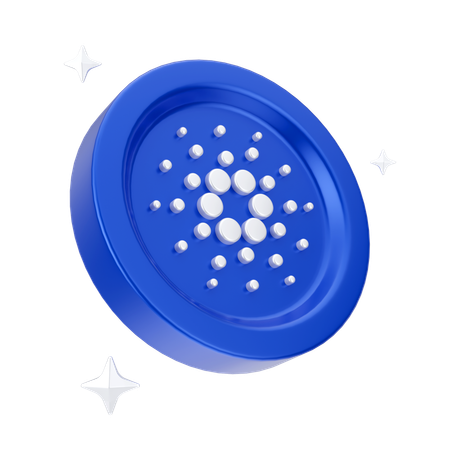 Cardano Coins  3D Icon
