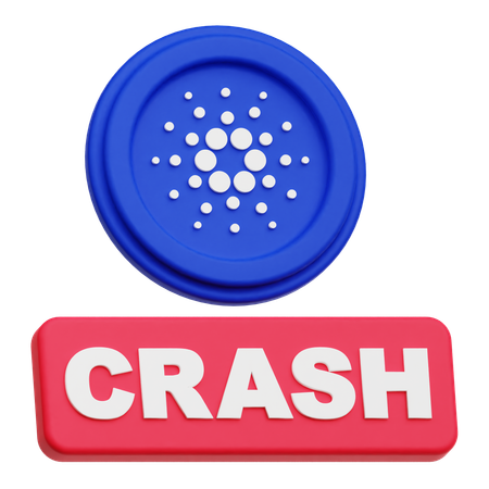 Cardano Crash  3D Icon