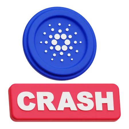 Cardano Crash  3D Icon