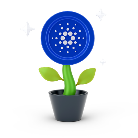 Crescimento de cardano  3D Icon