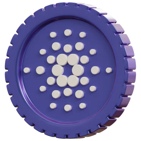 Cardano Crypto  3D Icon