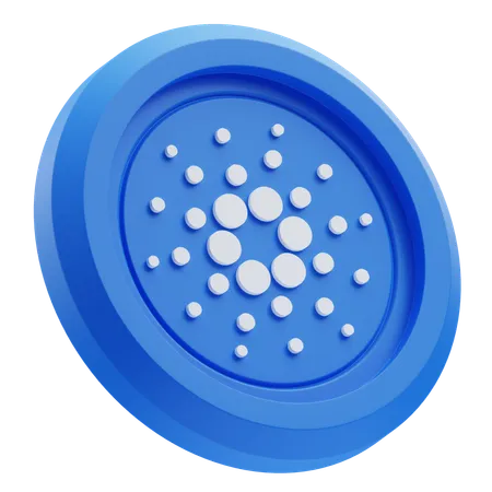 Cardano Cryptocurrency  3D Icon