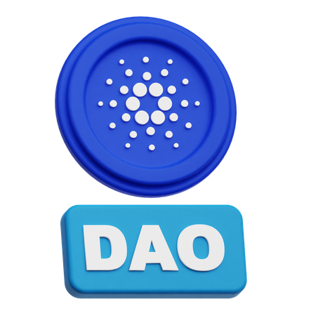 Cardano Dao  3D Icon