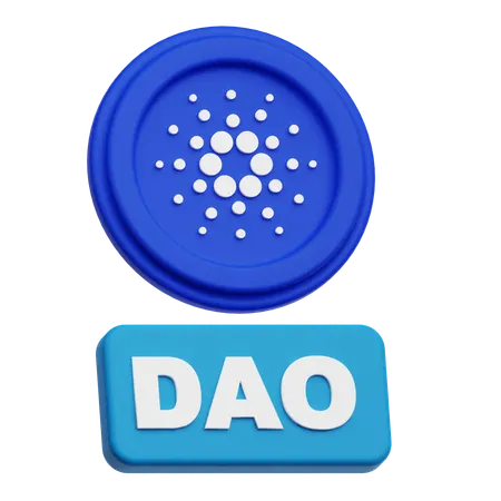 Cardano Dao  3D Icon