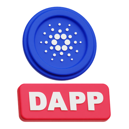Application décentralisée Cardano  3D Icon