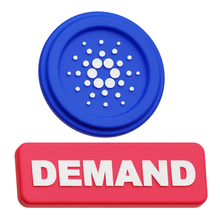 Cardano  demand  3D Icon