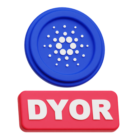 Cardano dyor  3D Icon