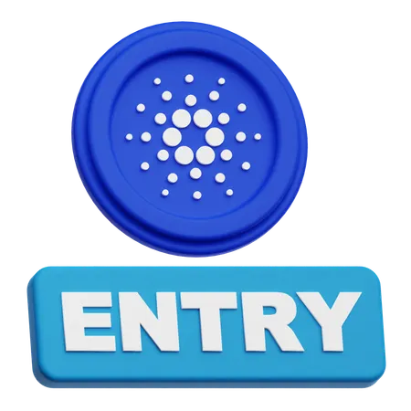 Cardano  entry  3D Icon