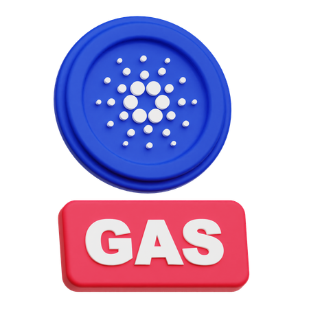 Cardano Gas  3D Icon