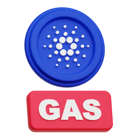 Cardano Gas  3D Icon