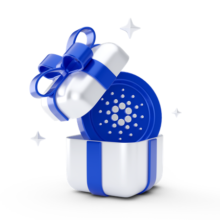 Cardano-Geschenk  3D Icon