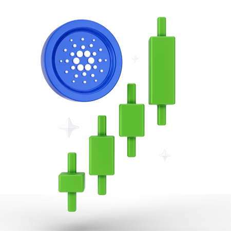 Cardano Growth  3D Icon