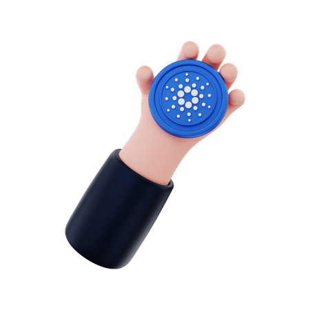 Cardano halten  3D Icon