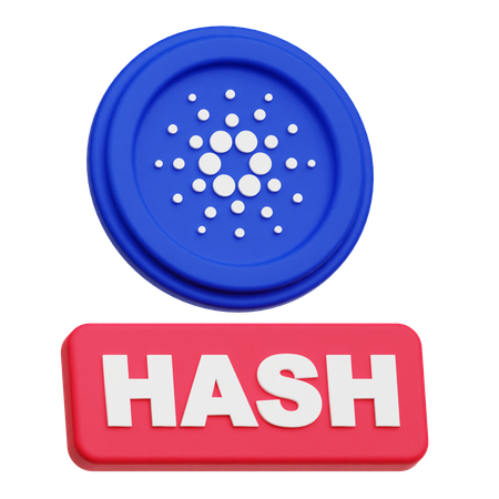 Cardano Hash  3D Icon