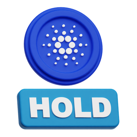 Cardano Hold  3D Icon