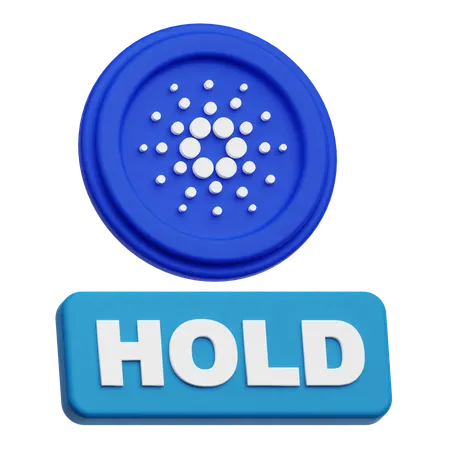 Cardano Hold  3D Icon