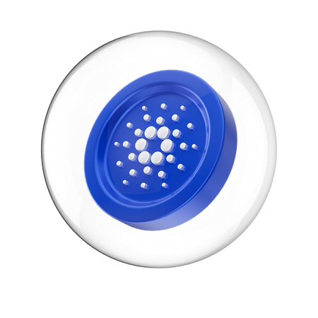 Cardano Hologram  3D Icon