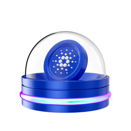 Cardano Hologram  3D Icon