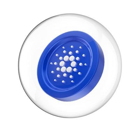 Cardano Hologram  3D Icon