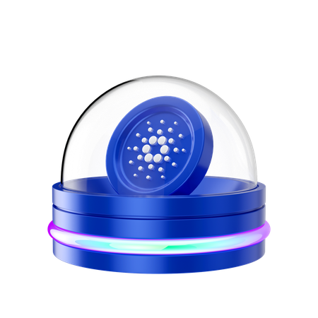 Cardano-Hologramm  3D Icon