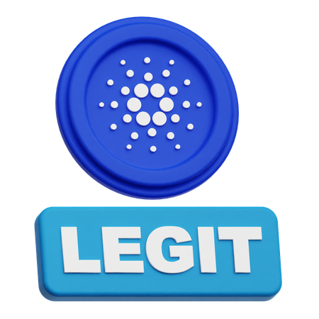 Cardano Legit  3D Icon