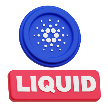 Cardano Liquid  3D Icon