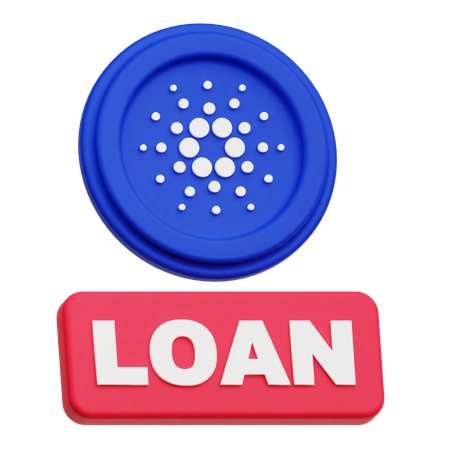 Cardano Loan  3D Icon