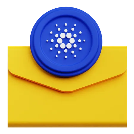 Cardano Mail  3D Icon