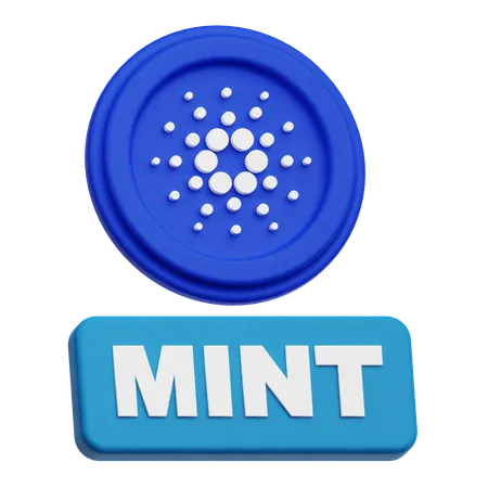 Cardano Mint  3D Icon