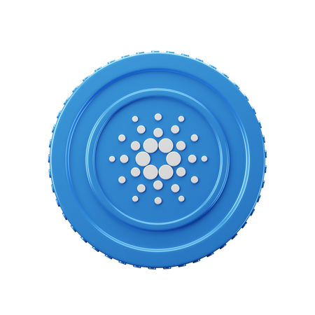 Moeda Cardano ADA  3D Icon